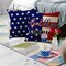 4th of July Pillow Covers – 18"x18" Patriotic Throw Pillow Cases with Stripes, Stars & "God Bless America" Design, Independence Day & Memorial Day Decorations, Set of 4 for Sofa, Couch, or Chair